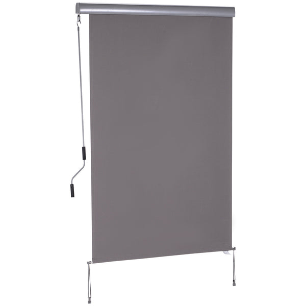 online Decken-Rollmarkise 120 x 200 cm mit grauer Kurbel