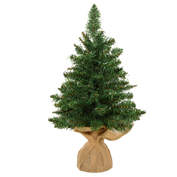 acquista Künstlicher Mini-Weihnachtsbaum 45 cm 50 grüne Tannenzweige