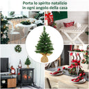 Mini Albero di Natale Artificiale 45 cm 50 Rami  Pino Verde-7