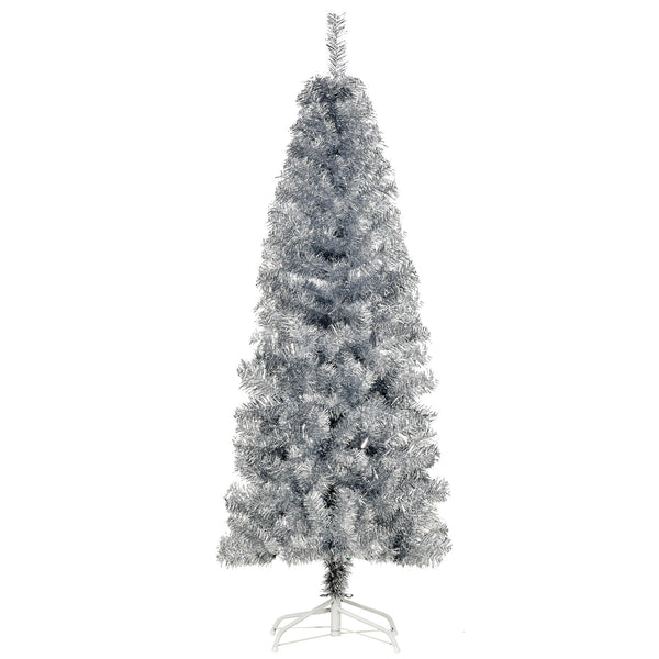 Künstlicher Weihnachtsbaum 150 cm 408 Silberzweige acquista