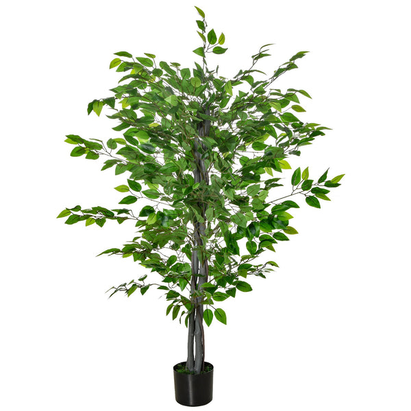 prezzo Kunstpflanze Ficus H135 cm mit grünem Topf