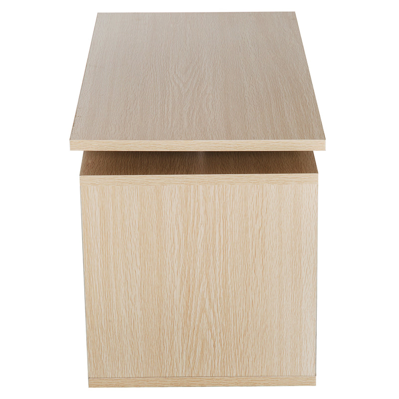 Tavolino da Salotto in Legno MDF Legno Naturale 77x40x44 cm -4