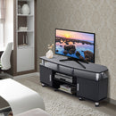 Mobile TV 2 Ante 4 Ripiani 120x39,5x52 cm  Nero-2