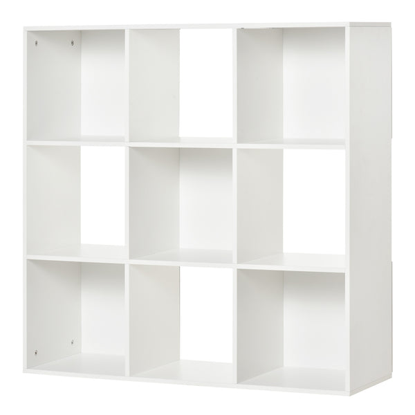 Bücherregal 3 Regale 91,5x29,5x91,5 in White Wood acquista