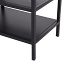 Libreria Scaffale in Metallo 3 Ripiani Nero 100x36x94,5 cm -10