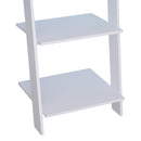 Libreria 5 Ripiani Aperti Design Moderno in Legno Bianco 50x40x195 cm -8