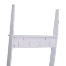 Appendiabiti da Ingresso a 3 Ripiani 4 Ganci in Legno Bianco 67x38.5x196 cm -6