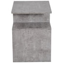 Mobiletto Libreria a 3 livelli in Legno Grigio Effetto Cemento 45x40x55 cm -10