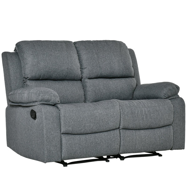 prezzo 2-Sitzer-Sofa 141,5 x 95 x 94,5 cm in grauem Stoff