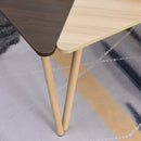 Set 4 Tavolini Triangolari Componibili 80x40x42,5 cm in Legno -9