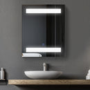 Pensile da Bagno 1 Anta Specchio con LED 60x50x15 cm  MorningLight Bianco-2