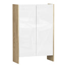 Mobile Armadietto 2 Ante 60x25x90 cm in Truciolare  Bianco-1