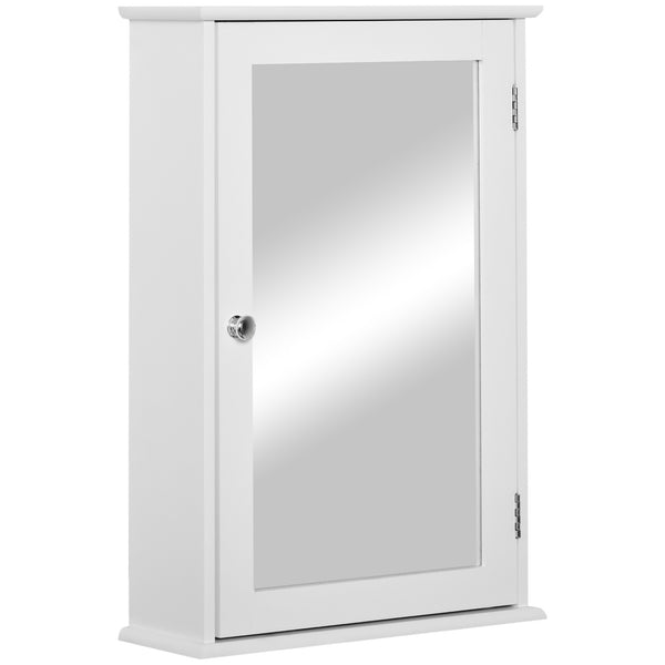 Badezimmer-Wandschrank 1 Spiegeltür 41 x 14 x 60 cm mit weißem Magnetverschluss acquista