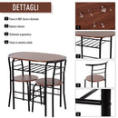 Set Tavolo 80x50x76 cm e 2 Sedie  Rustic-6