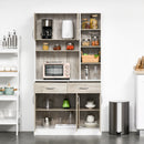 Mobile da Cucina Credenza  con Ante Cassetti e Vani Apeti 100x39x180 cm -2