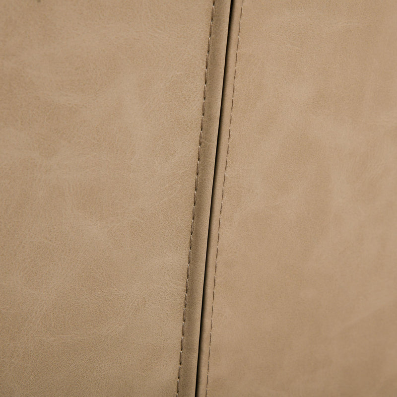 Sedia Imbottita 63x61x84 cm in Similpelle Marrone-8