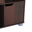 Libreria in Legno da Terra con 9 Scompartimenti Marrone 89.5x30x93 cm -9