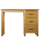 Scrivania per Computer in Stile Classico Legno Naturale 106x40x75 cm -2