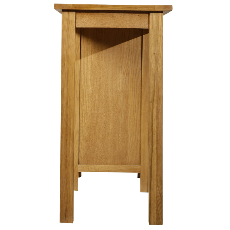 Scrivania per Computer in Stile Classico Legno Naturale 106x40x75 cm -3