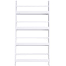 Mobile Libreria da Parete 4 Ripiani 59x12x113 cm in Legno  Bianco-4