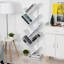 Libreria ad Albero 50x28x142 cm 10 Ripiani  Bianca-2