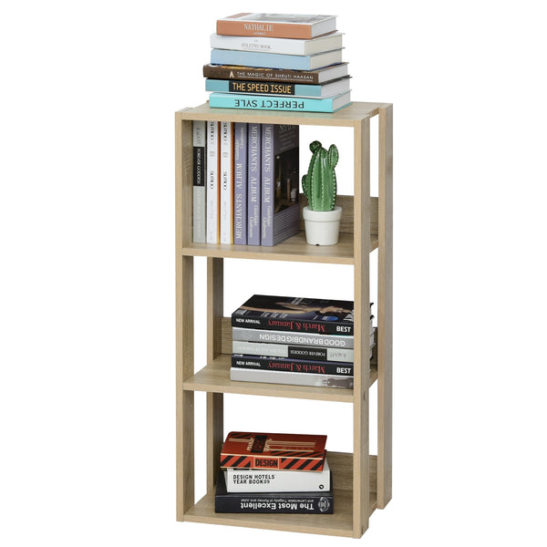 Bücherregal Regal 40x29,2x87,9 cm 3 Holzböden sconto