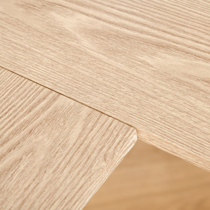 Scrivania Angolare da Ufficio 150x120x74 cm con 3 Mensole in Metallo e MDF Legno e Bianco-5