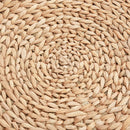 Pouf Contenitore Tondo Ø43x43 cm in Rattan Khaki-8