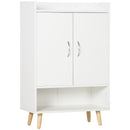 Mobile Scarpiera 60x30x92 cm in Legno Truciolare Bianco-1