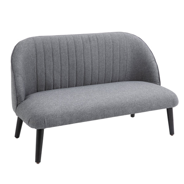 prezzo 2-Sitzer-Sofa 114 x 57 x 70 cm in grauem Stoff