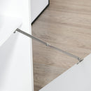 Mobile per Ingresso con Appendiabiti 60x35x169 cm in Legno MDF Bianco-8