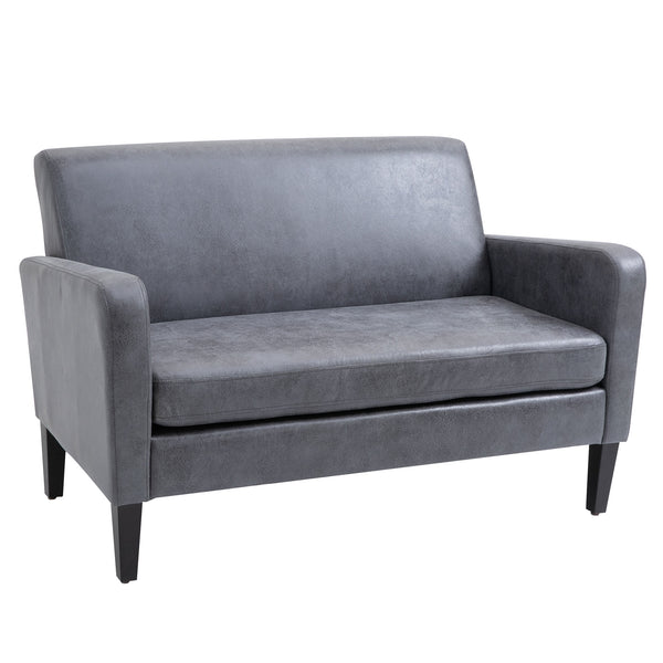 2-Sitzer-Sofa 122 x 72 x 74 cm in grauem Stoff acquista