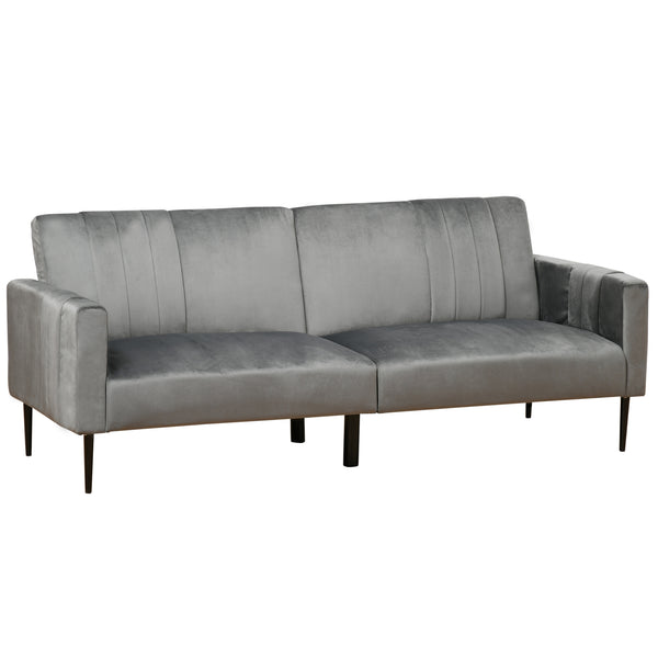 3-Sitzer-Sofa 203 x 84 x 83 cm in dunkelgrauem Samt prezzo