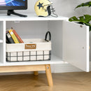 Mobile TV 120x39,5x44,5 cm per TV fino a 50 Bianco-9