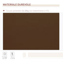 Tenda da Sole Avvolgibile a Parete 395x245 cm in Metallo e Poliestere Rosso ruggine-9