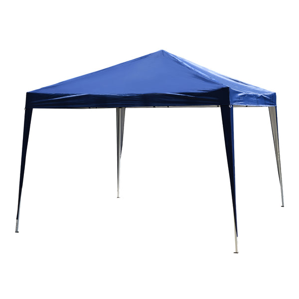 prezzo Gazebo da Giardino 3x3m in Acciaio Pieghevole Tessuto Oxford Blu