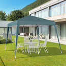 Gazebo da Giardino Pieghevole 297x297x250 cm in Acciaio e Tessuto Oxford Verde-2