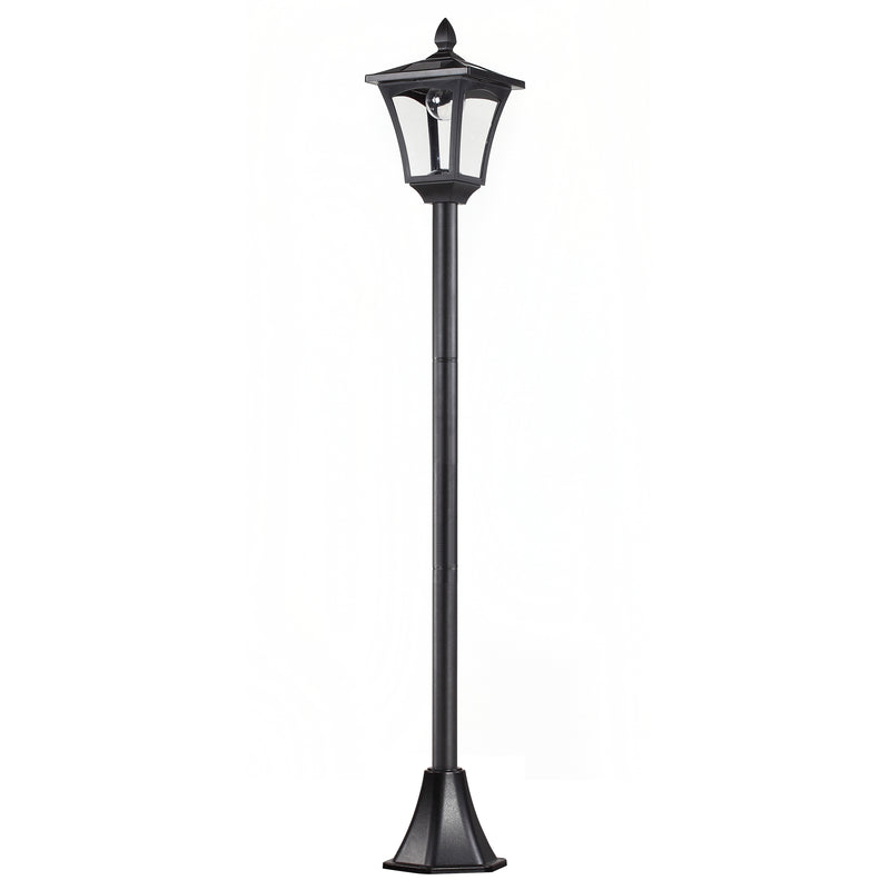 Lampione da Giardino Led a Energia Solare Nero 160 cm -1