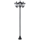 Lampione da Giardino Led a Energia Solare Nero 182.5 cm -1