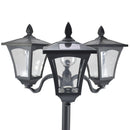 Lampione da Giardino Led a Energia Solare Nero 182.5 cm -5