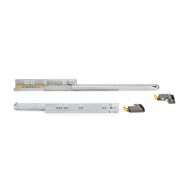 acquista Set 10 Guide Cassetto con Estrazione Soft 490 mm in Acciaio Emuca Bianco