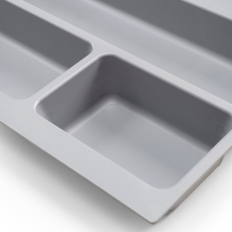 Portaposate per Cassetti 100 cm in Plastica Emuca Optima Grigio -6