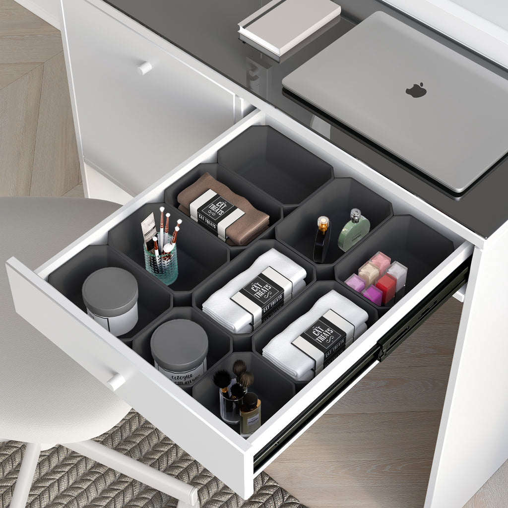 Contenitori Organizer Cassetti da Bagno 6 Cubi in Tecnoplastica Emuca Tidy  Bianca – acquista su Giordano Shop