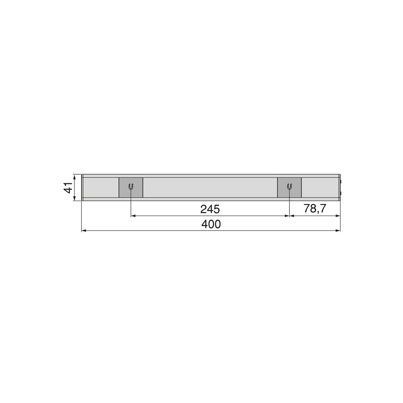 Lampada Led Ricaricabile Sensore Switch 400 mm Emuca Kaus -3