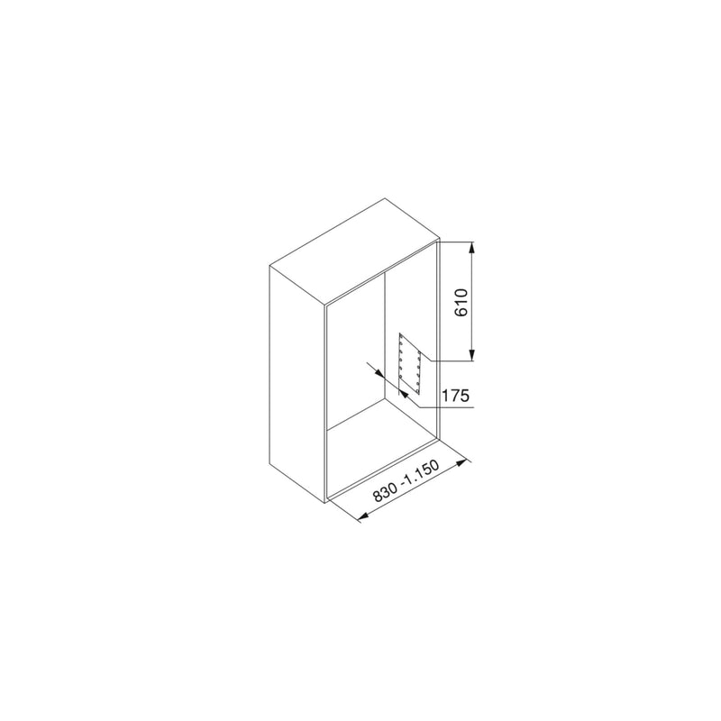 Appendiabiti Estensibile per Armadio da 830 a 1150 mm in Acciaio e Tecnoplastica Emuca Pietra-4