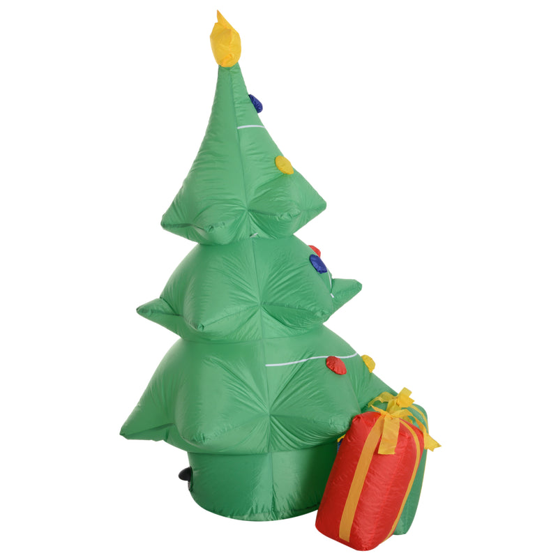 Albero di Natale Gonfiabile 150 cm LED Verde -6