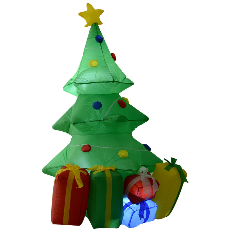 Albero di Natale Gonfiabile 150 cm LED Verde -7