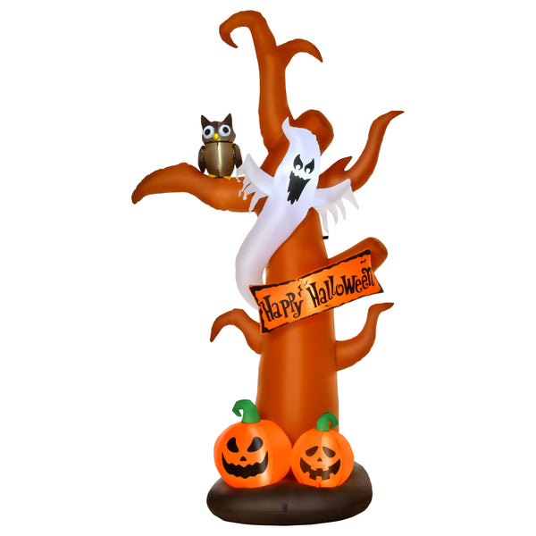 online Aufblasbarer Halloween-Geisterbaum H274 cm mit LED aus wasserdichtem Polyester