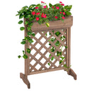 Fioriera da Giardino 68x30x85,5 cm in Legno -4