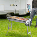 Barbecue a Carbone Carbonella Portatile e Pieghevole in Acciaio Inox -2